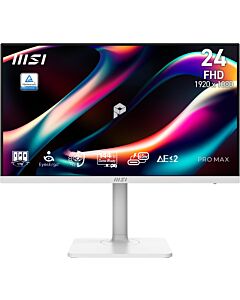 MSI PRO MAX 241PHW E14 computer monitor 60.5 cm (23.8") 1920 x 1080 pixels Full HD LCD White 4711377396288
