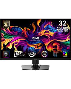 MSI MAG 322UP QD-OLED E16 computer monitor 80 cm (31.5") 3840 x 2160 pixels 4K Ultra HD Black 4711377319683