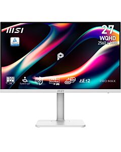 MSI PRO MAX 271QPHW E14 computer monitor 68.6 cm (27") 2560 x 1440 pixels Wide Quad HD LCD White 4711377396325