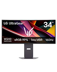 LG UltraGear™ G6 34G600A-B - 34-inch 160Hz WQHD Curved Gaming Monitor | 34-inch WQHD display / AMD FreeSync™ Premium 34G600A-B.AEK
