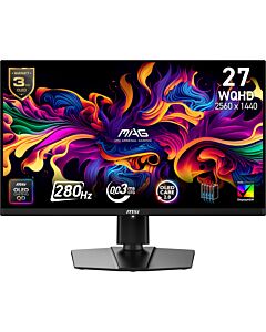 MSI MAG 271QP QD-OLED X28 computer monitor 67.3 cm (26.5") 2560 x 1440 pixels Wide Quad HD Black 4711377311328