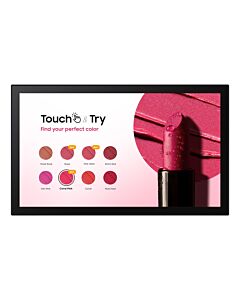 Samsung QB13C-T Digital signage flat panel 33 cm (13") LCD Wi-Fi 500 cd/m² Full HD Black Touchscreen Tizen 7.0 16/7 LH13QBCTBGBXEN