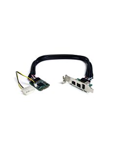 StarTech.com 3 Port 2b 1a 1394 Mini PCI Express FireWire Card Adapter MPEX1394B3