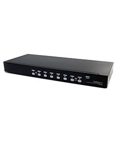 StarTech.com 8 Port Rackmount USB VGA KVM Switch w/ Audio (Audio Cables Included) - TAA SV831DUSBAU