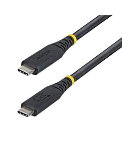 StarTech.com 1m (3ft) USB4 Cable, 40Gbps, USB-IF  USB-C Cable, 240W PD, 8K 60Hz/4K 240Hz DP2.1 DP40, TPE Jacket, Thunderbolt 4 Compatible - Black USB-C Cord CC1M40GUSB4TP