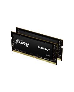 Kingston Technology FURY 64GB 3200MT/s DDR4 CL20 SODIMM (Kit of 2) Impact KF432S20IBK2/64