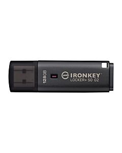 Kingston Technology IronKey 128GB Locker Plus 50 G2, FIPS 197, AES-256 IKLP50G2/128GB