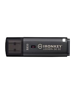 Kingston Technology IronKey 32GB Locker Plus 50 G2, FIPS 197, AES-256 IKLP50G2/32GB