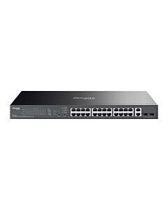 TP-Link ES228GP network switch Managed L2 Gigabit Ethernet (10/100/1000) Power over Ethernet (PoE) Black ES228GP
