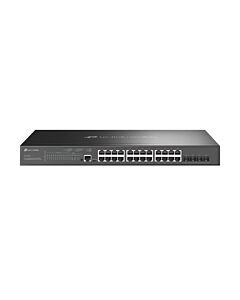 TP-Link Omada 24-Port Gigabit and 4-Port 10GE SFP+ L2+ Managed Switch with 24-Port PoE+ SG3428XMP