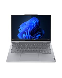 Lenovo ThinkBook 14 2-in-1 G5 IAU Intel Core Ultra 7 255U Hybrid (2-in-1) 35.6 cm (14") Touchscreen WUXGA 16 GB DDR5-SDRAM 512 GB SSD Wi-Fi 6E (802.11ax) Windows 11 Pro UK English Grey 21SQ003GUK