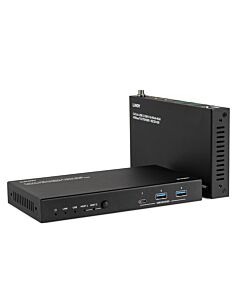 Lindy 100m Cat.6A 2 Host USB 3.2 Gen 1 & HDMI 4K60 HDBaseT Extender 39365