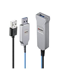Lindy 30m Fibre Optic USB 3.0 Cable 43345