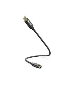 Hama 00201604 USB cable USB 2.0 0.2 m USB C 0.48 Gbit/s Black 201604