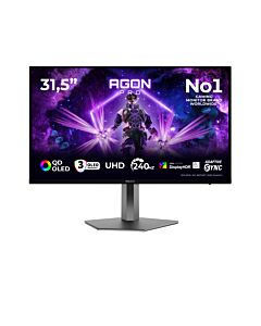 AOC AGON PRO AG326UZD2 computer monitor 80 cm (31.5") 3840 x 2160 pixels 4K Ultra HD OLED Black AG326UZD2