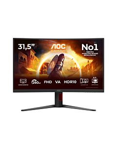 AOC G4 C32G4Z computer monitor 80 cm (31.5") 1920 x 1080 pixels Full HD LCD Black, Red C32G4Z