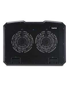 Hama Black Metal laptop cooling pad 39.6 cm (15.6") 126806
