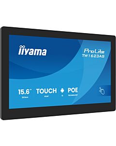 iiyama TW1623AS-B3P computer monitor 39.6 cm (15.6") 1920 x 1080 pixels Full HD LED Touchscreen Black TW1623AS-B3P