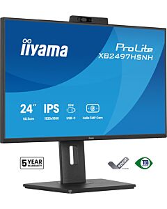 iiyama ProLite XB2497HSNH-B1 24IN IPS LCD 4MS 1920X1080 350CD/M2 HDMI/DP/USB 2 computer monitor 60.5 cm (23.8") 1920 x 1080 pixels Full HD Black XB2497HSNH-B1