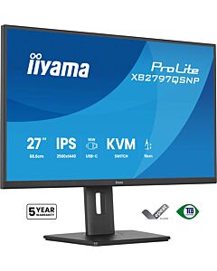 iiyama ProLite XB2797QSNP-B1 computer monitor 68.6 cm (27") 2560 x 1440 pixels Quad HD LCD Black XB2797QSNP-B1
