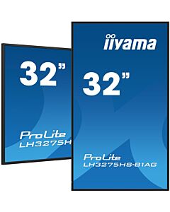 iiyama LH3275HS-B1AG Signage Display Digital signage flat panel 80 cm (31.5") LCD Wi-Fi 500 cd/m² Full HD Black Built-in processor Android 11 24/7 LH3275HS-B1AG