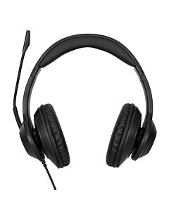 Targus AEH102GL headphones/headset Wired Head-band Calls/Music USB Type-A Black AEH102GL