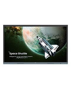 BenQ 9H.F9FTK.DE8 Signage Display Interactive flat panel 190.5 cm (75") 450 cd/m² 4K Ultra HD Black, Grey Touchscreen Built-in processor Android 9H.F9FTK.DE8