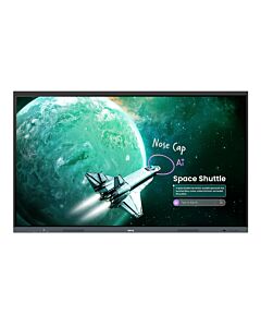 BenQ RE8605E interactive whiteboard 2.18 m (86") 3840 x 2160 pixels Touchscreen Black USB 9H.FD9TK.DE2