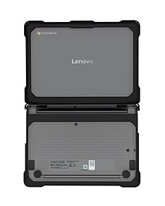 Techair TACHS030 Protective Hard Shell case for Lenovo 100e 5th Gen, 11.6-12.2 black/clear TACHS030