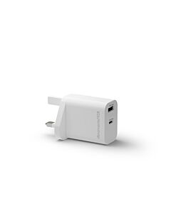 dbramante1928 re-charge - UK Wall Charger USBC25W+USBA18W - W CH18UKWH7188