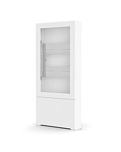 Chief ImpactTM Floor Mounted Kiosk, Portrait 55" White LF55UWP