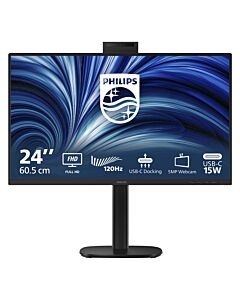 Philips 3000 series 24B2U3301H/00 computer monitor 60.5 cm (23.8") 1920 x 1080 pixels Full HD LCD Black 24B2U3301H/00