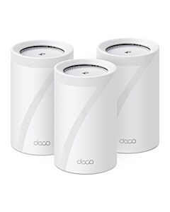 TP-Link Deco BE68 (3-pack) Tri-band (2.4 GHz / 5 GHz / 6 GHz) Wi-Fi 7 (802.11be) White Internal DECOBE683PK