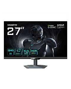 GIGABYTE G27Q2 27” 2K QHD Gaming Monitor - 2560 x 1440, 200Hz, 1ms, 350 cd/m², G-Sync Compatible, FreeSync Premium, HDR10, HDMI 2.0, Displayport 1.4 G27Q2