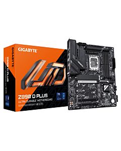 GIGABYTE Z890 D PLUS Motherboard - Supports Intel Core Ultra (Series 2) CPUs, 12+1+2 phases VRM, up to 9466MHz DDR5 (OC), 1xPCIe 5.0 M.2 + 3xPCIe 4.0 M.2, 2.5GbE LAN, USB 3.2 Gen 2 Z890 D PLUS