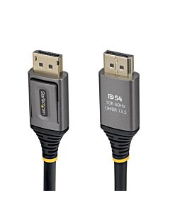 StarTech.com 1m DisplayPort 2.1 Cable, VESA  DP54 DisplayPort Cable, Uncompressed 8K 60Hz, 10K 60Hz/8K 144Hz/4K 240Hz w/DSC 1.2a, DP 2.1 Monitor Cord DP21V-1M-DP54-CABLE