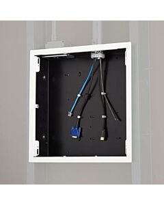 Chief PAC526FW, Large In-Wall Storage Box with White Flange PAC526FW