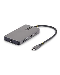 StarTech.com USB-C Multiport Adapter with 4K 60Hz HDMI, 140W Power Delivery, USB 10Gbps Hub, GbE, SD and MicroSD Slots, Plug-and-Play Mini Dock for Dell, HP, Lenovo Laptops 305B-USBC-MULTIPORT