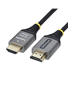 StarTech.com 3m (10ft) Premium  High Speed HDMI Cable, Ultra Flexible HDMI Cable, 4K 60Hz/1440p 144Hz w/HDR10/ARC, 18Gbps, High Flex Braided HDMI Cord HDMI2-FLEX-4K60-3M