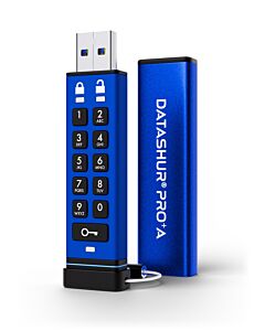 iStorage datAshur PRO+A 128GB | FIPS 140-3 Level 3  | BSPA  | Secure USB Type-A drive | AES-XTS 256-bit Hardware Encryption | PIN protected IS-FL-DA3A-256-128