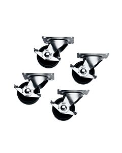 Middle Atlantic Caster Kit for Slim 5 Series Locking 5WL