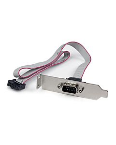 StarTech.com 1 Port 16in DB9 Serial Port Bracket to 10 Pin Header - Low Profile PLATE9M16LP