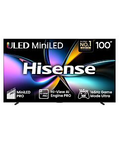 Hisense 100" U7QTUK PRO MiniLED 165Hz Smart AI TV with Freely 100U7QTUKPRO