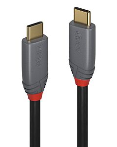 Lindy 36908 USB cable USB 3.2 Gen 2 (3.1 Gen 2) 5 m USB C 10 Gbit/s 100 W Black 36908