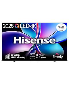 Hisense 100" E7QTUK PRO 144Hz QLED Smart AI TV with Freely 100E7QTUKPRO