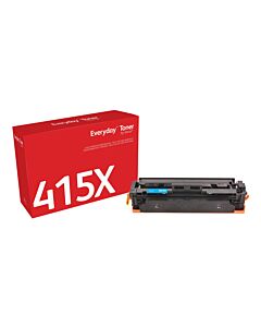 Everyday™ Cyan Toner by Xerox compatible with HP 415X (W2031X), High capacity 006R04189