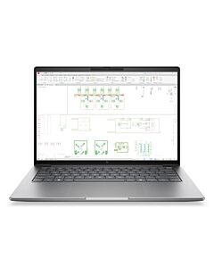HP ZBook 8 G2i 14 inch Mobile Workstation PC - Data Science Copilot+ PC Intel Core Ultra 7 35.6 cm (14") WUXGA 16 GB DDR5-SDRAM 512 GB SSD Wi-Fi 7 (802.11be) Windows 11 Pro AI Workstation, AI PC Silver DH8G8ET#ABU