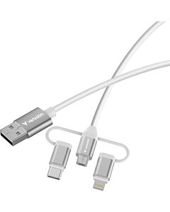 Verbatim Essentials 3-in-1 Sync & Charge Cable 32394
