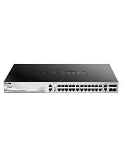 D-Link 24 x 10/100/1000BASE-T Ports Layer 3 Stackable Managed Gigabit Switch DGS-3130-30TS/B