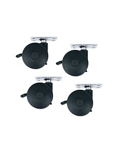 Middle Atlantic Caster Kit for Laminate Racks Heavy Duty RKW-HD